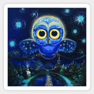 Images of Astrology: The Supermoon Owl Sticker